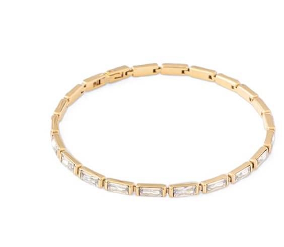 Bracciale Guess Uomo in Acciaio Cristallo JUMB06 080JW YG - JUMB06 080JW YG